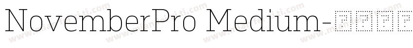 NovemberPro Medium字体转换